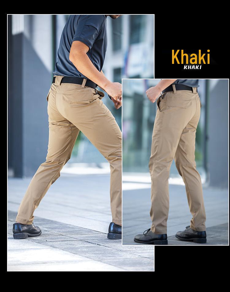 Тактические мужские водонепроницаемые брюки облегающего кроя Angken: Износостойкий, Пятноустойчивый, Повседневный уличный стиль на весну/осень