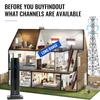 4K 1080P TV Antenna Indoor for All Smart TVs for Long Range and HD Digital with Amplifier Signal for Local Channels Supports