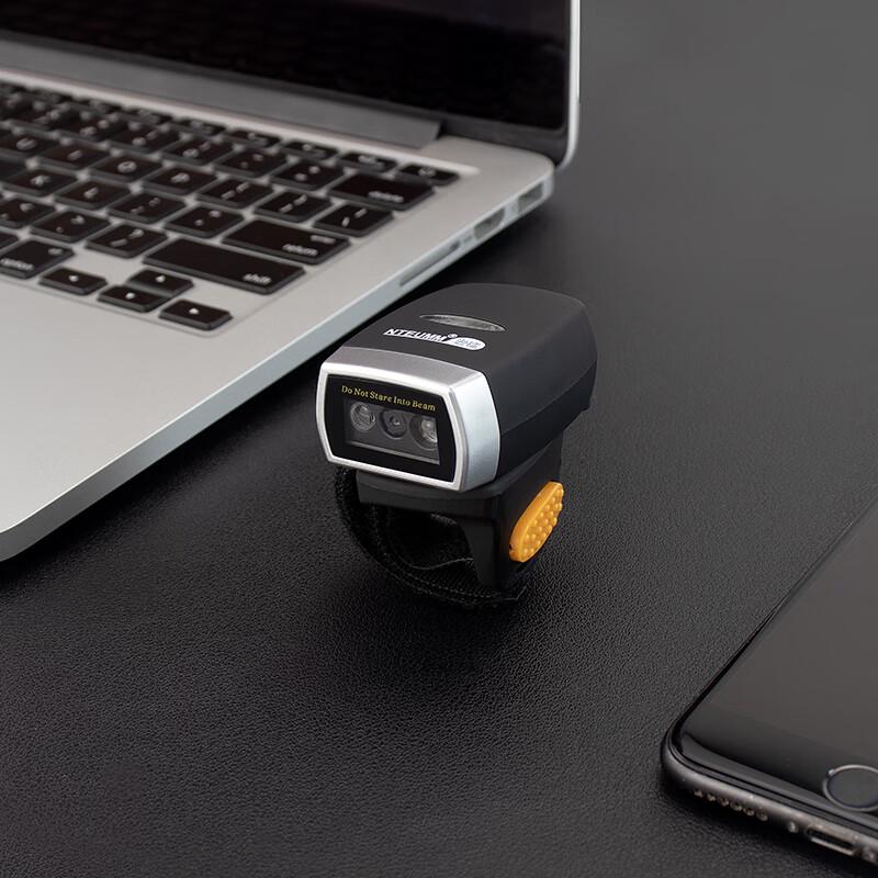 NTEUMM Wireless 2D Bluetooth Wearable Barcode Scanner