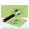 Large Kawaii Sleeping Black Cat XXL Gaming Mouse Pad Green Grass Deskmat Non-Slip Rubber PC Keyboard Game Desk Mats Mousepads