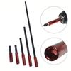 1/5pcs Quick Release Bit Holder 1/4" Hex Screwdriver Drill Bit Holder Long Handle Screwdriver Tip Holder For Screw Bits 50-300mm