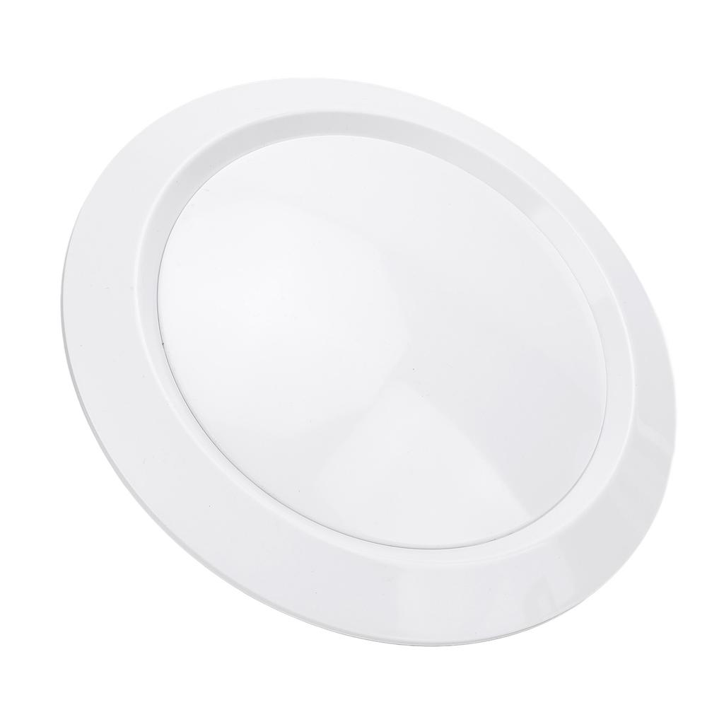 8-дюймовая круглая вентиляционная решетка, белый пластик, регулируемый воздушный поток, настенный/потолочный монтаж, 200 мм вентиляционное отверстие для