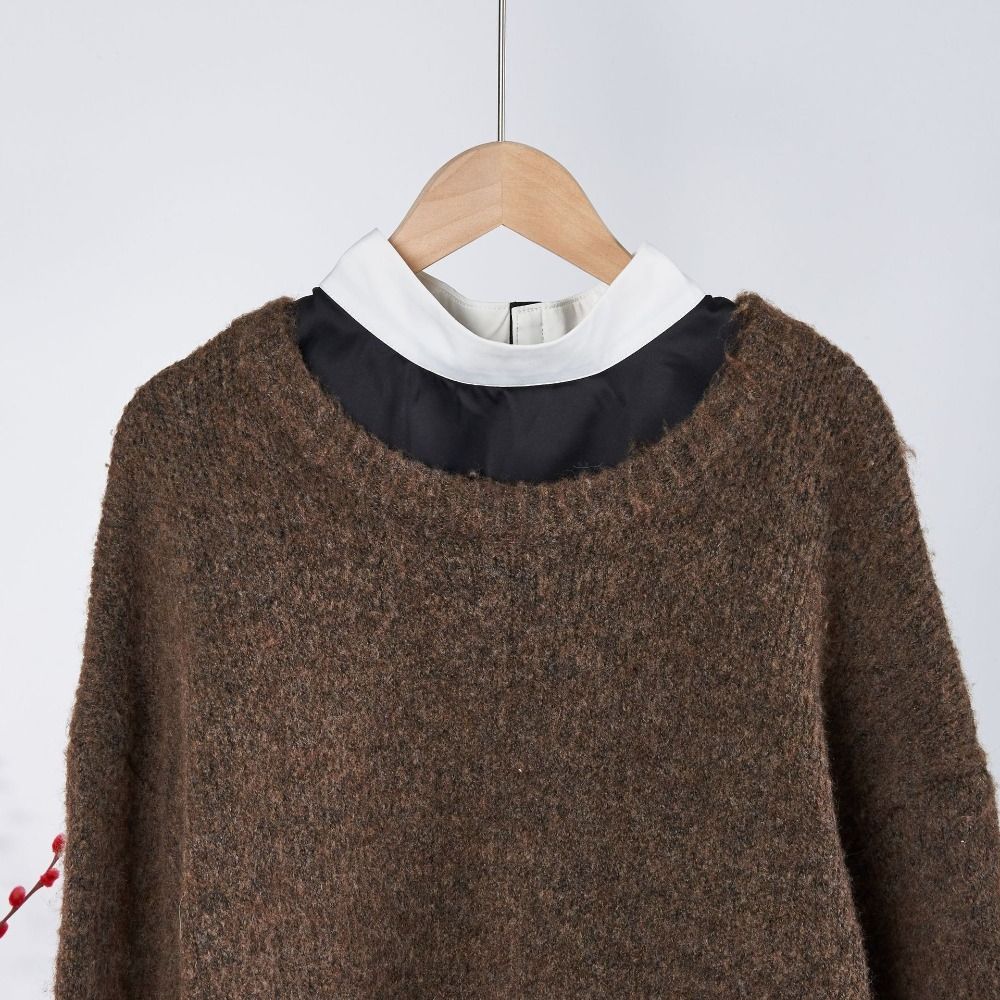 Однотонный съемный воротник для рубашки, удобное женское шейное украшение, поддельный воротник, аксессуар для свитера