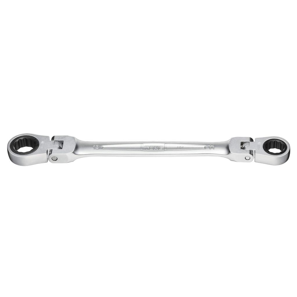 TONE Double Head Ratchet Box Wrench Width Across Flats 11 X 13 Mm RMFW-1113