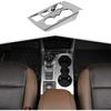 Центральная консоль, крышка рычага переключения передач, отделка подстаканника, совместимая с Ford Bronco Sport 2021 2022 2023 Аксессуары для интерьера, хром