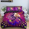 Music Notes Bedding Set for Kids Adult Duvet Cover King Queen Size Print Bed Set Home Textiles Bedclothes 2/3Pcs Duvet Cover Set