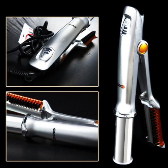 Профессиональные электрические вращающиеся бигуди двойного назначения, выпрямитель для завивки волос, шина для завивки волос