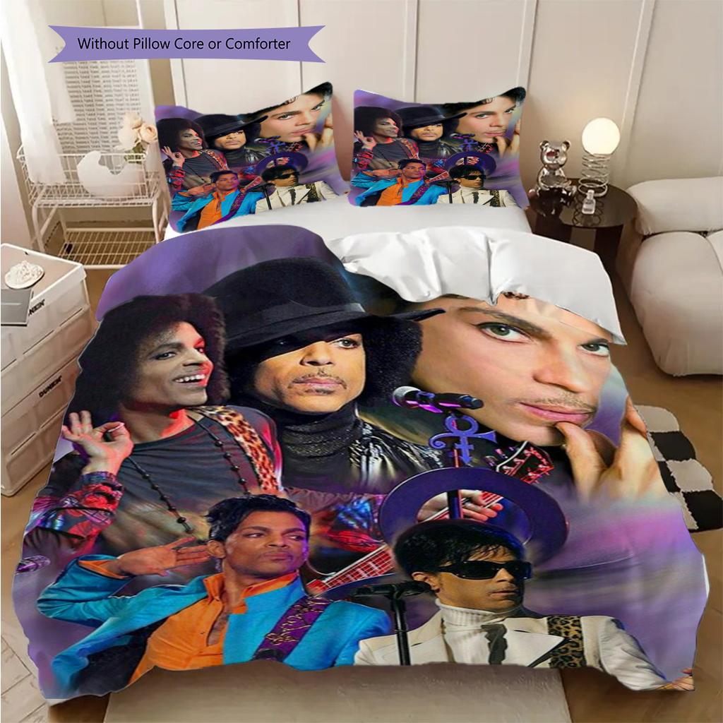 Purple Rain Visual Symphony Threepiece Set 1 Duvet Cover 2 Pillowcase Without Core Bedding Set Duvet Cover And Pillowcase