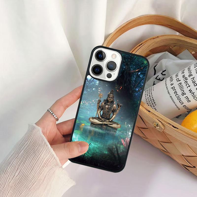 Лорд Шива Индуистский Бог Будда Индия Чехол для Телефона Для iPhone 17 Air 16 15 14 11 12 13 Pro MAX Plus coque Чехол Оболочка