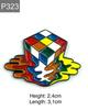 Новая эмалированная булавка Magic Cube в стиле ретро с буквенным металлическим разъемом, подарок на день рождения, 1 шт.