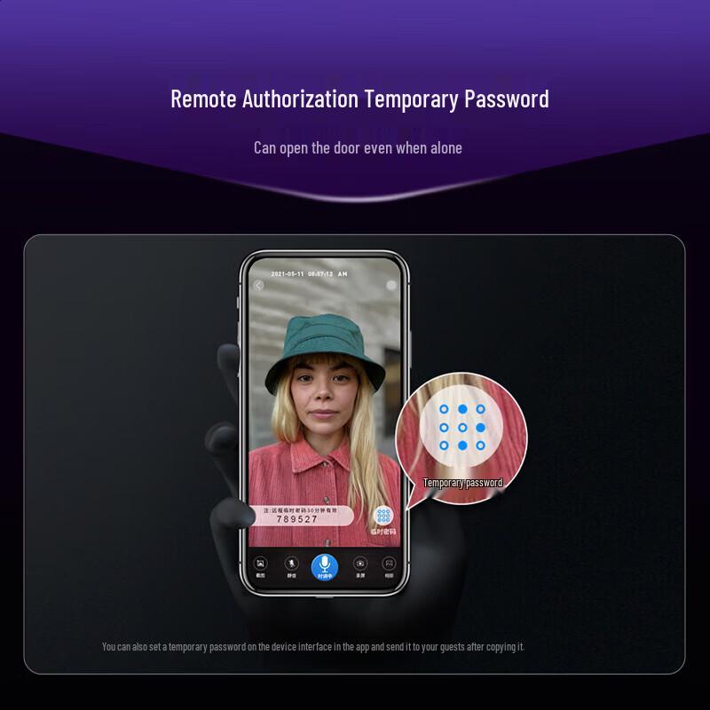Умный дверной замок KAADAS K20 Pro с отпечатком пальца и дверным глазком Sentry