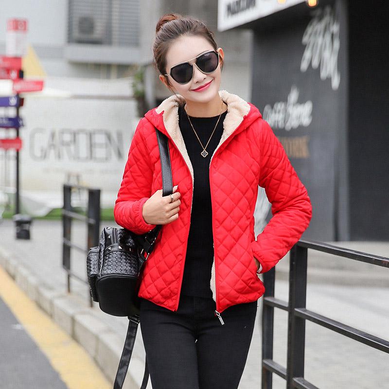 Women Down Parkas Down Jackets Female Cotton-Padded Winter Coat Hoody Outwear Coats