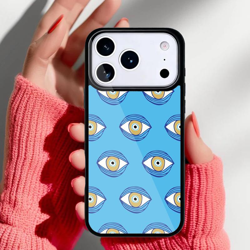 Чехол-коллаж 'Сглаз' для iPhone 17 16 15 14 13 Pro Max Задняя крышка для 12 11 Pro Coque