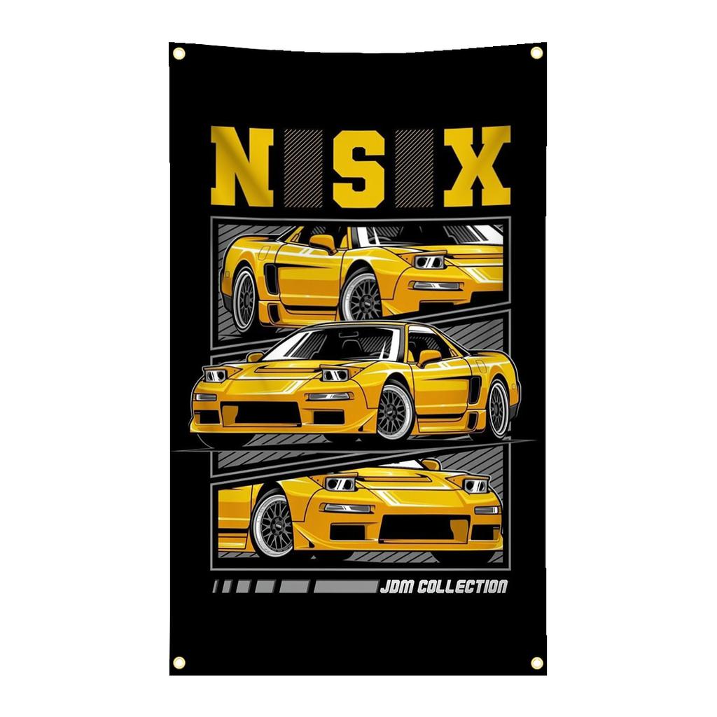 90x150 см JDM Ретро Trans Am Винтажный Judge Мускул-кар Флаг Гобелен Полиэстер Цифровая Печать Баннер Для Гаража Искусство Декор
