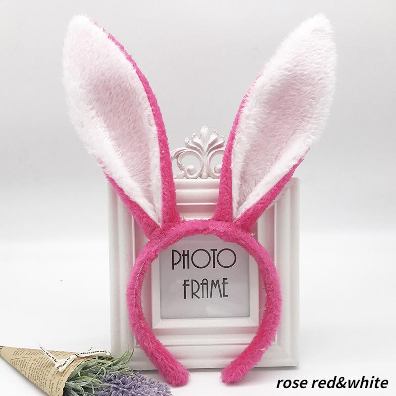 Милая пасхальная повязка на голову с ушками кролика для взрослых и детей, счастливый кролик, украшения для пасхальной вечеринки, сувениры для пасхальной вечеринки для детей, подарки