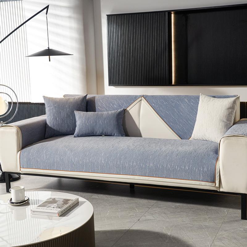 Chenier Sofa Cushion Is Universal In All Seasons, Simple And Modern New Seat Cushion Non-Slip Seat Cushion Cover Cloth Towel