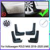 4 шт. автомобильные брызговики для Volkswagen VW Polo MK6 AW 2018 брызговики Fender Auto