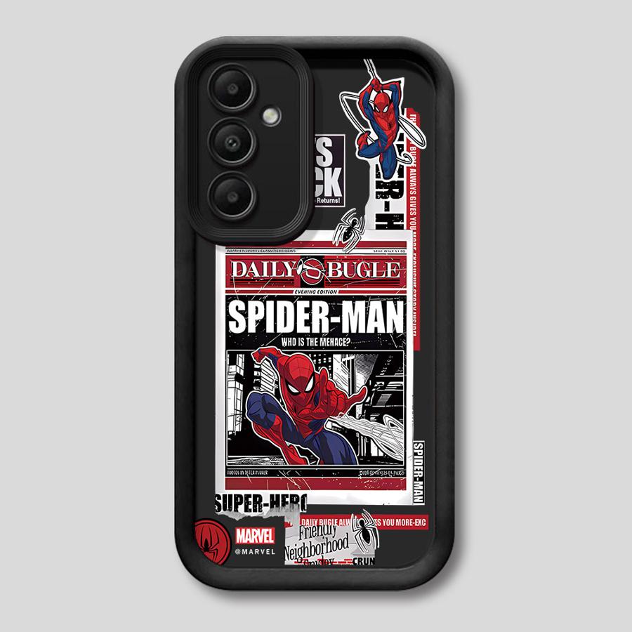 Чехол для телефона Marvel Человек-паук для Samsung Galaxy A06 A72 A71 A52 A53 A15 A35 A73 A54 A25 A51 A55 Мягкий чехол