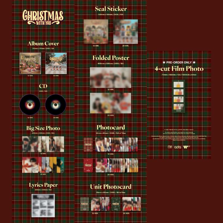 BANG&JUNG&YOO&MOON Специальный рождественский альбом Christmas With You