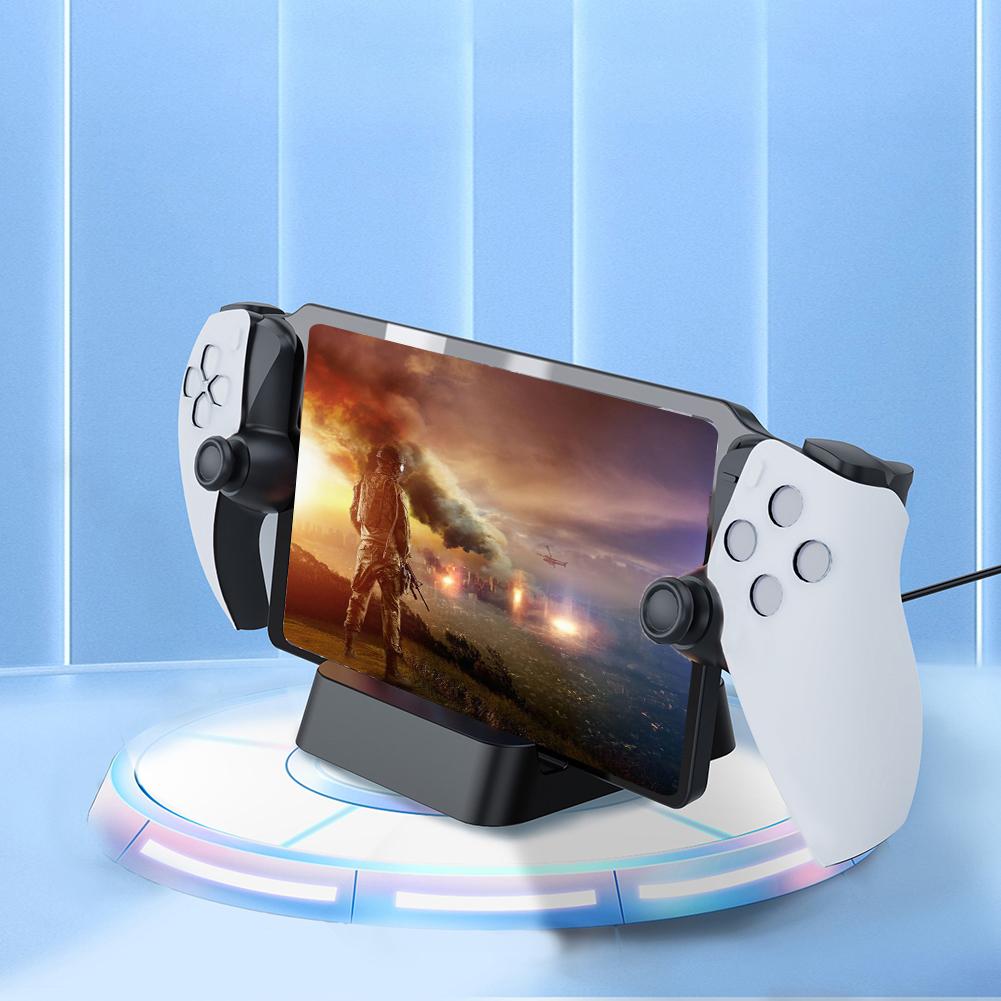 Для PS5 Portal Док-станция для зарядки Type C для PlayStation 5 Стойка Зарядная станция для контроллера Для PS Portal Игровые аксессуары
