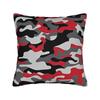 Camo Style Black Orange Camouflage Pillow Case Square Pillow Cover For Sofa Bedroom Home Decor Fashion Cushion Cover