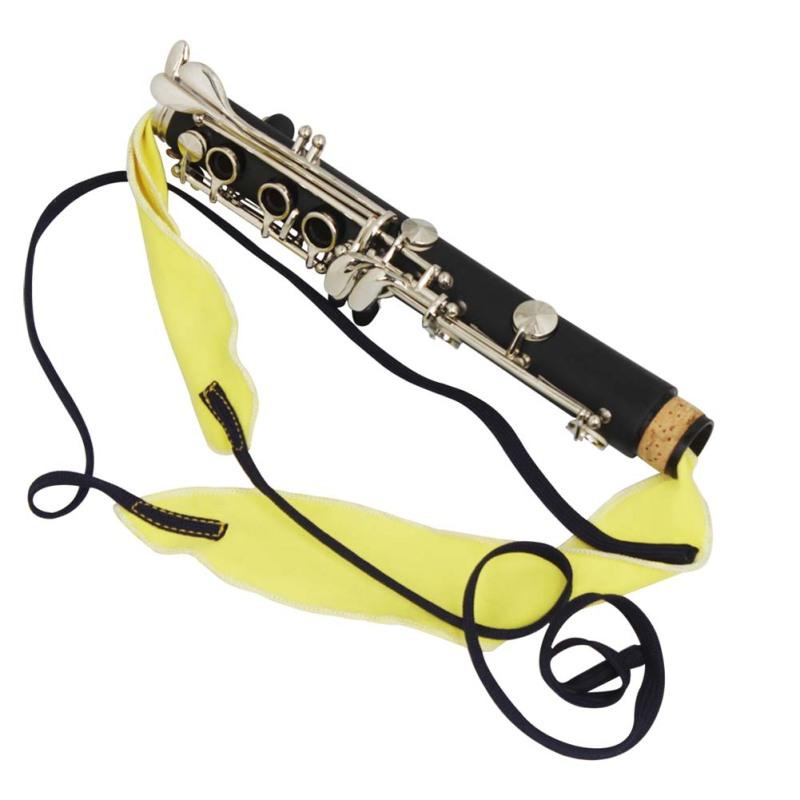 Чистящий тампон Саксофон Черная трубка Гобой Флейта Труба Универсальная ткань с длинным проходом Музыкальный инструмент