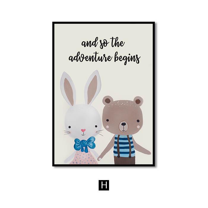 Розовый детский цветок для девочек, настенная живопись на холсте, картина с лошадью, лебедем, плакаты на скандинавскую тему и принты, настенные панно для гостиной, детской комнаты