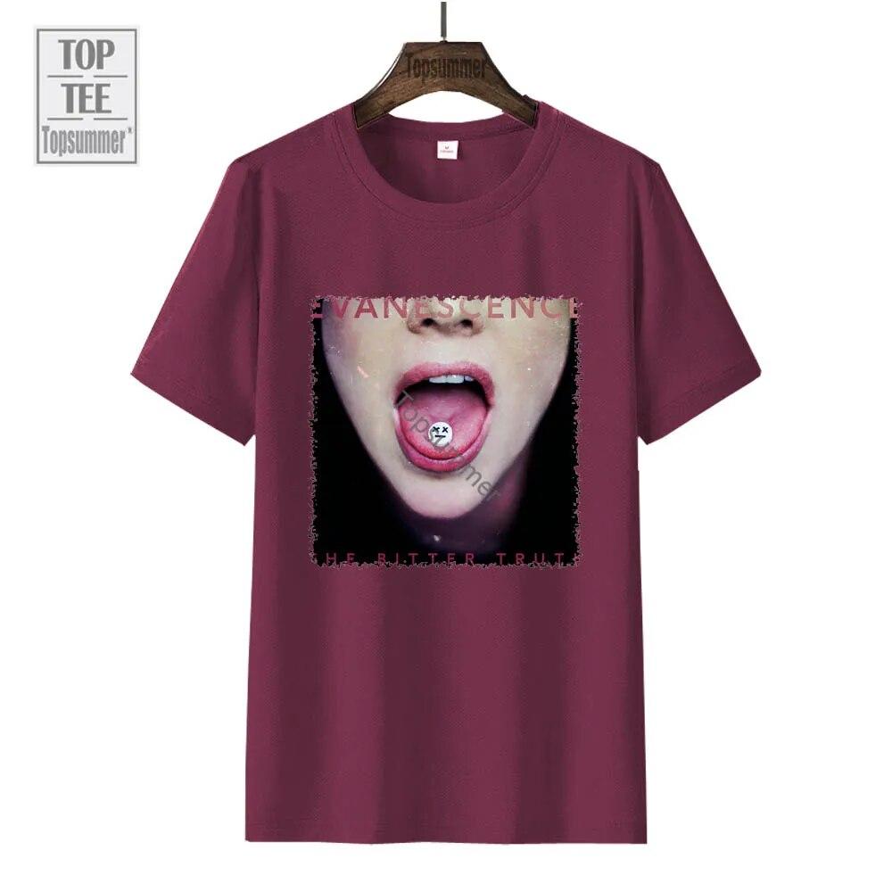 Футболка с альбомом «Горькая правда» Evanescent Tour, женская футболка в стиле хип-хоп, рок, хлопковые футболки, топы унисекс с графическим принтом