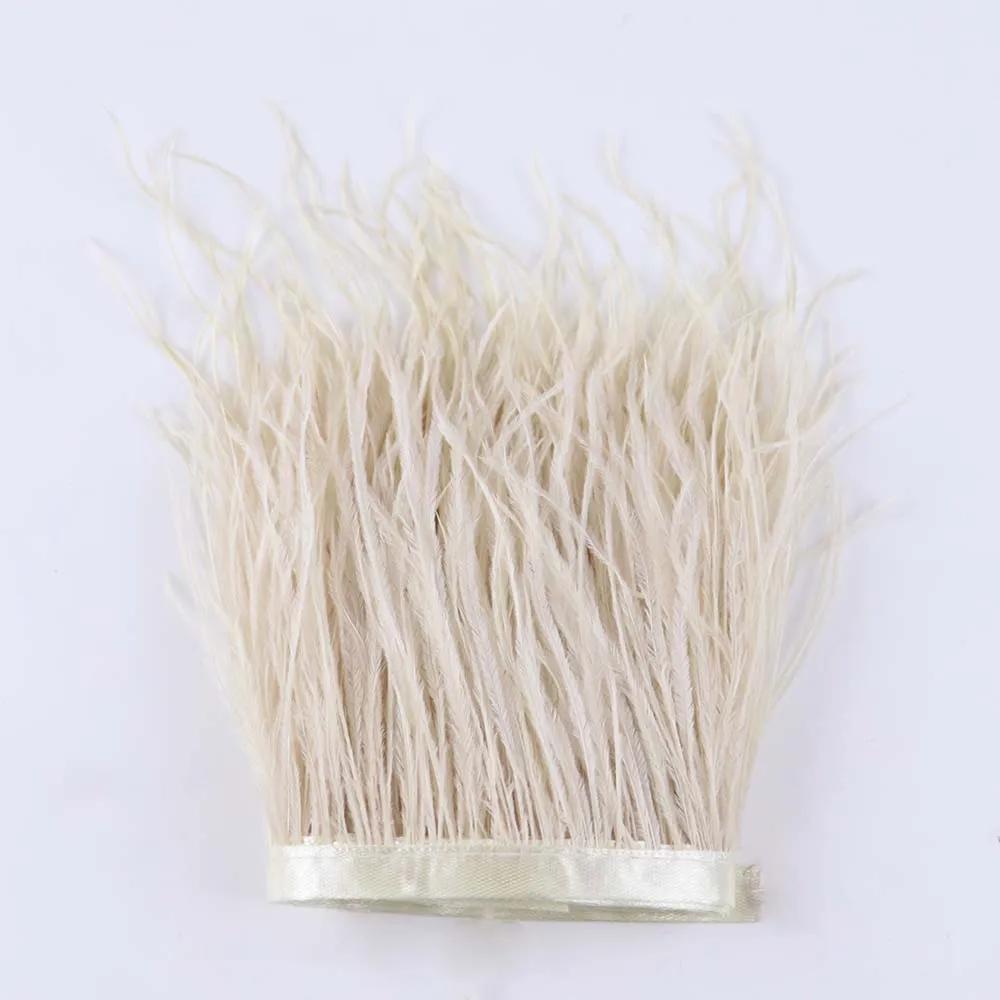 Feather53 Цветная лента с отделкой из страусиных перьев 10-15 см 1 м для поделок, свадебных платьев, карнавальных костюмов, домашнего декора, швейных принадлежностей