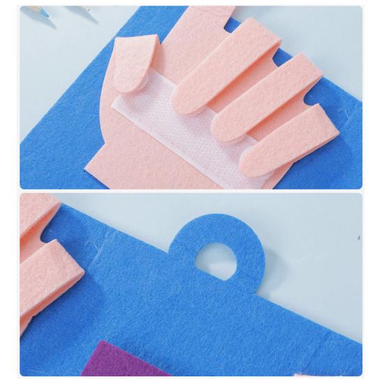 1 Set Kids Felt Math Board with 1-10 Numbers Operation Symbols Addition Subtraction Preschool Learning Kindergarten Educational Toddler Arithmetic