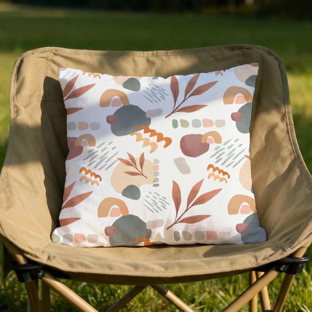 Abstract Boho Pattern Cushion Cover Soft Reversible Durable Pillow Cover MultiScene Use for Home Car Daily Comfort