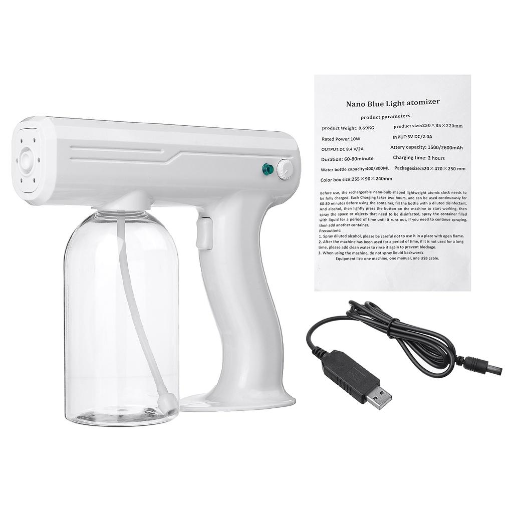 USB-кабель Ручной нано-распылитель Дезинфекция Водоснабжение Автомобиль Дом Туман Дымовая машина 800 мл 10 Вт