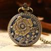 Men Quartz Pocket Watch Necklace Pendant Pocket Watch Clock for Mens Womens