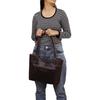Genuine Leather Shoulder Tote Bag for Women Large Handbag Work Purse Large Shoulder Purse Work Handbag