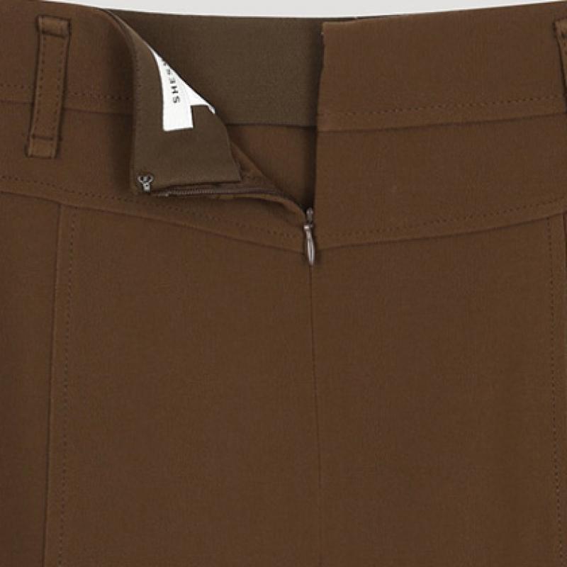 She S miSS Кожаная юбка с разрезом и поясом SwwSko31710 Br