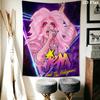 Jem Wall Tapestry Aesthetic Wall Hanging Printed Fabric Blanket Decorative Tapestries for Bedroom Living Room Home Decor