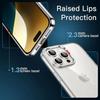 Case for iPhone 16 Pro Max with 2 Tempered Glasses - Reinforced Protection Transparent Silicone Case