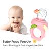Baby Food Feeder Fresh Fruit Vegetable Feeder Silicone Pacifier Teether Teething Toy Nipple for