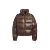 Originals Solid Color Logo Sports Long Sleeve Down Jacket Women Outerwear Brown IK2797