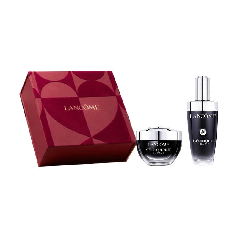 LANCÔME Набор по уходу за кожей Super Repair Маленькая черная бутылочка Эссенция для глаз Набор из двух предметов: 30 мл маленькая черная бутылочка эссенции + 20 мл маленькая черная бутылочка крема для век