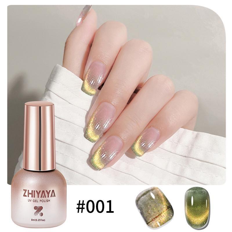 8 мл 9D Cat Магнитный гель-лак для ногтей Soak Off Gel Nail Art УФ-гель-лак