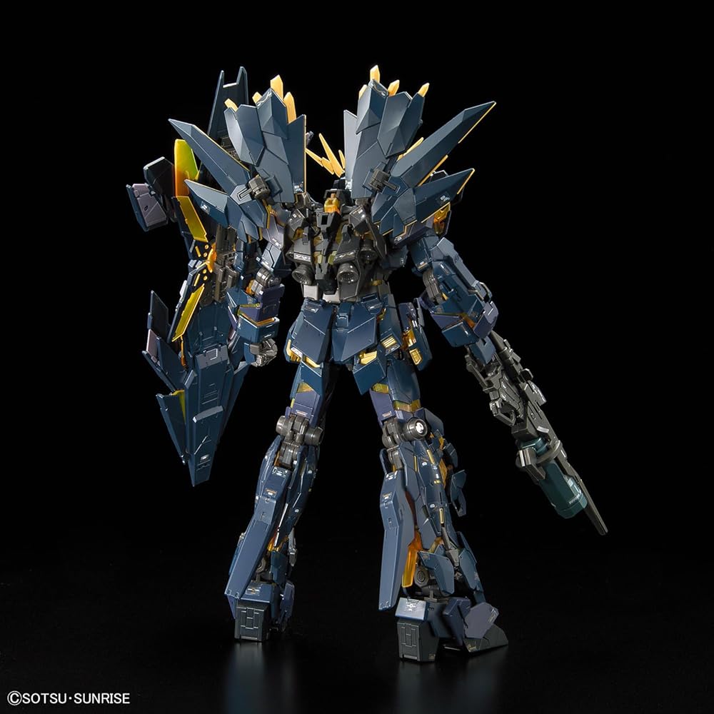 Bandai Spirits RG Мобильный доспех Гандам Юникрон Банши Норн 1/144 Масштаб Пластиковая модель-конструктор с цветовой кодировкой