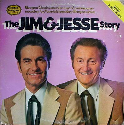 LP Пластинка ДЖИМ И ДЖЕССИ - История Джима и Джесси CMH9022 CMH Records 1980 США Фолк Б/У
