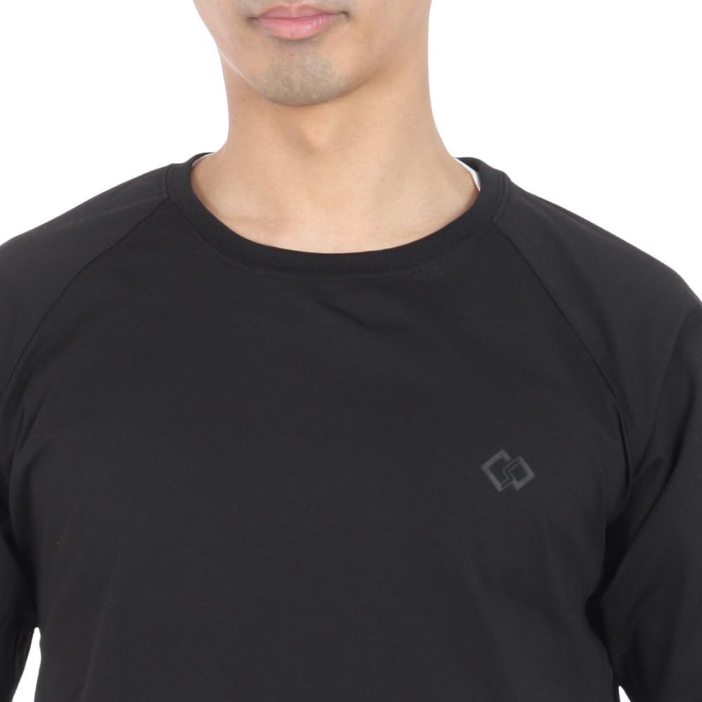 Colantotte Baseball Wear Conditioning Shirt Short Shoulder Logo DBDAB31 UV Protection Quick-Drying (Black/L/Men's)