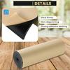 Adhesive Foam Rubber Sheet, 1/4" x 12" x 59", for Weatherproofing & Sealing