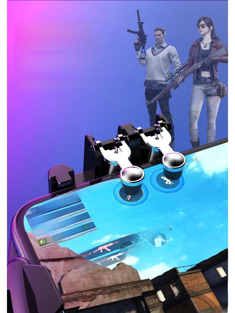 M11 Шестипальцевый перезаряжаемый металлический игровой контроллер с теплоотводом