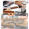 Деревянная подставка для запястья S.fields.inc для мыши, клавиатуры и ПК (Темно коричневый)