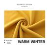 Men's Korean Style Mid-Neck Pullover Sweater - Autumn & Winter Solid Color Base Layer