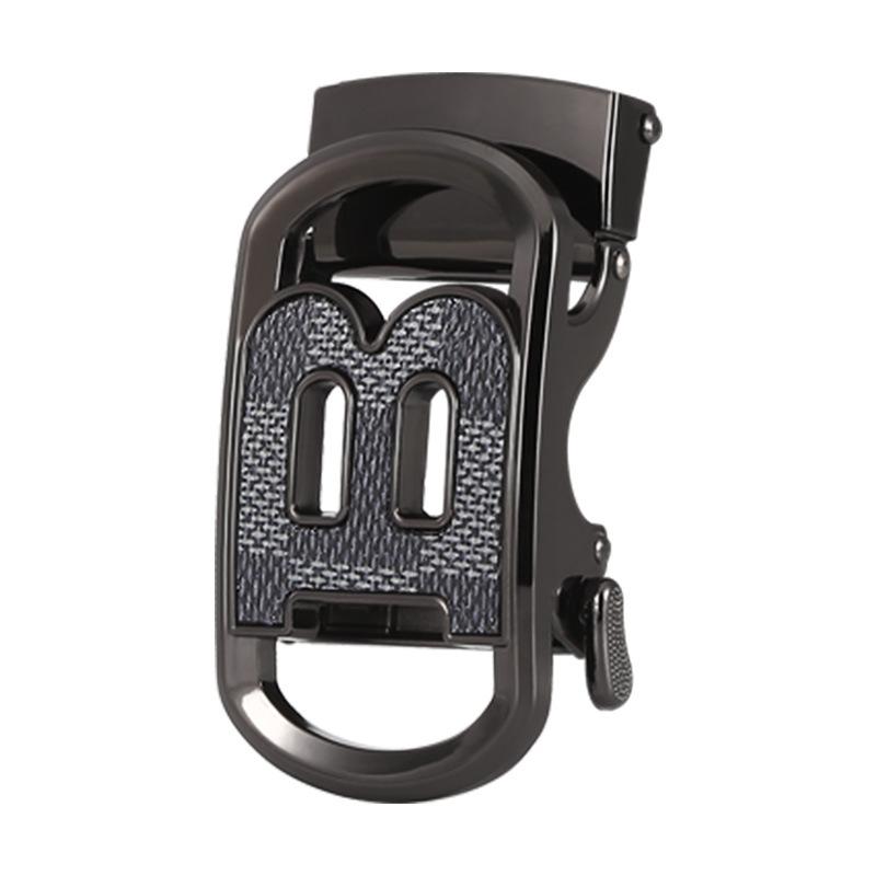 Клетчатый флаг Пряжка для автоматического кожаного ремня из цинкового сплава