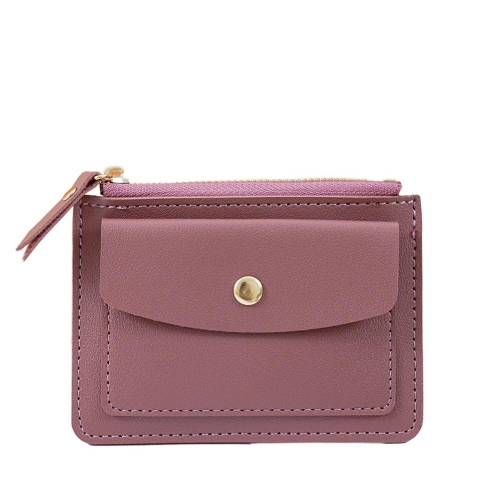 Многофункциональный кожаный кошелек для монет квадратный короткий держатель для кредитных карт кошелек на молнии короткий кошелек для путешествий